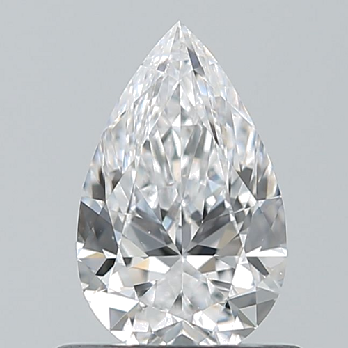 0.6 carat D-SI1 Natūralus Pear Deimantas (1)