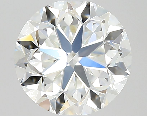 0.5 carat H-VVS1 GD cut Natūralus Round Deimantas (1)