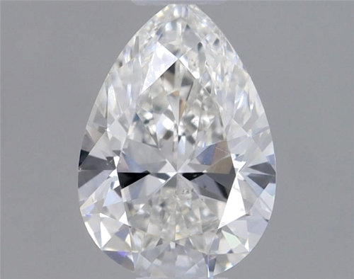 0.3 carat F-VS2 Natūralus Pear Deimantas (1)