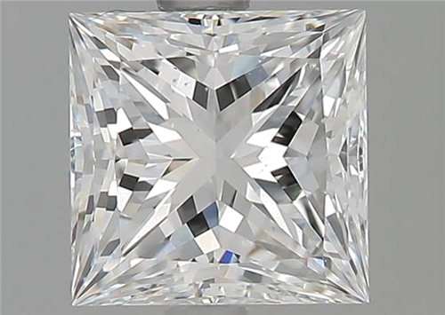 1.58 carat F-VS2 Natūralus Princess Deimantas (1)