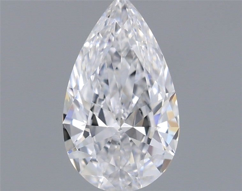 0.4 carat D-VS1 Natūralus Pear Deimantas (1)