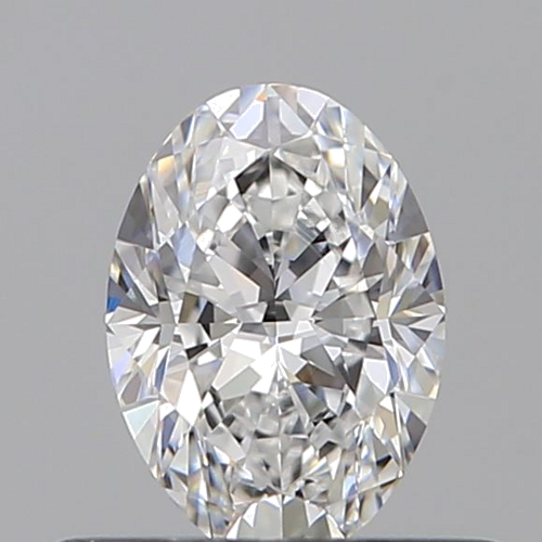 0.48 carat D-VVS1 Natūralus Oval Deimantas (1)
