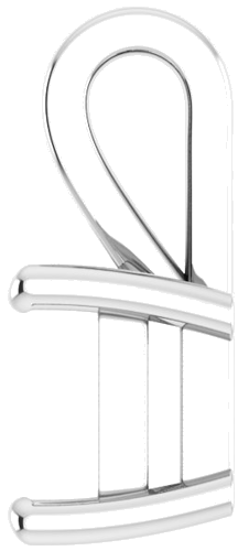 Pakabukas „Solitaire“ 925 Sidabro Emerald 9mm x 7mm (3)