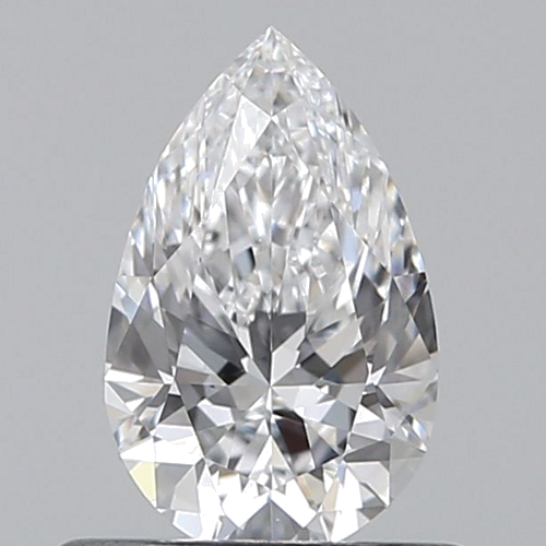 0.51 carat D-VVS1 Natūralus Pear Deimantas (1)