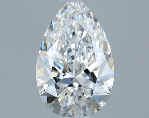 0.4 carat E-VVS1 Natūralus Pear Deimantas (1)