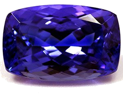 5.27 carat BLUE Cushion Tanzanite (1)