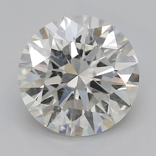 2.21 carat I-SI2 Excellent cut Natūralus Round Deimantas (1)