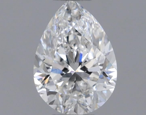 0.37 carat E-VVS1 Natūralus Pear Deimantas (1)