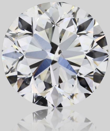 1.01 carat F-SI1 Very Good cut Natūralus Round Deimantas (1)