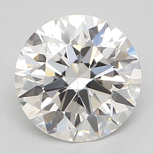 0.59 carat F-VVS1 Excellent cut Natūralus Round Deimantas (1)