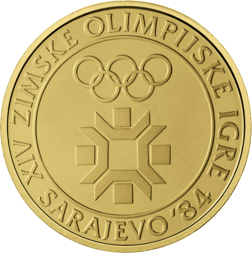 1982 Yugoslavia Olympic Games Gold Coin (2)