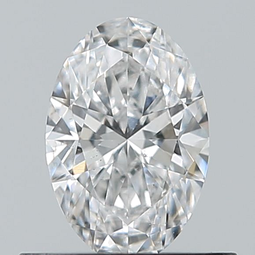 0.5 carat D-SI1 Natūralus Oval Deimantas (1)