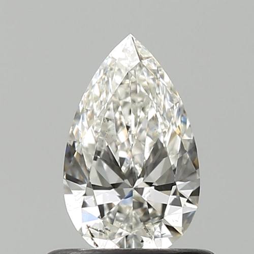 0.51 carat G-SI2 Natūralus Pear Deimantas (1)