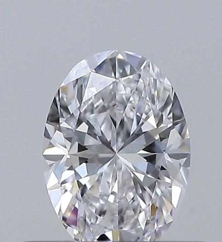 0.4 carat D-VVS2 Natūralus Oval Deimantas (1)
