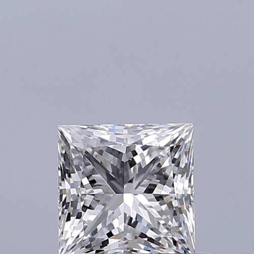 0.51 carat F-VVS2 Natūralus Princess Deimantas (1)