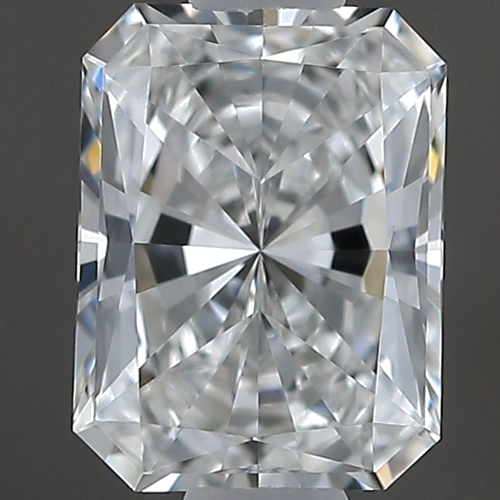 0.5 carat F-VVS2 Natūralus Radiant Deimantas (1)
