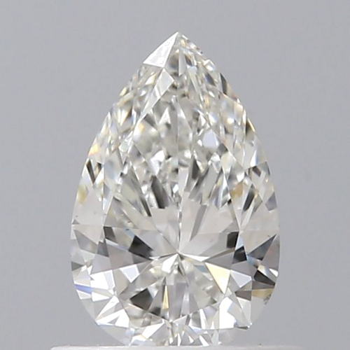 0.5 carat G-VS2 Natūralus Pear Deimantas (1)