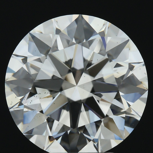 3.49 carat H-SI1 Excellent cut Natūralus Round Deimantas (1)