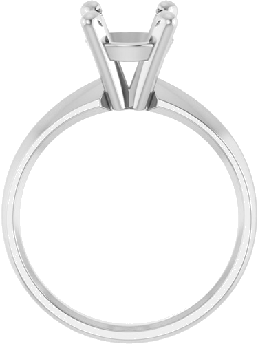Sužadėtuvių Žiedas „Solitaire“ 14k white gold Round 8mm (2)