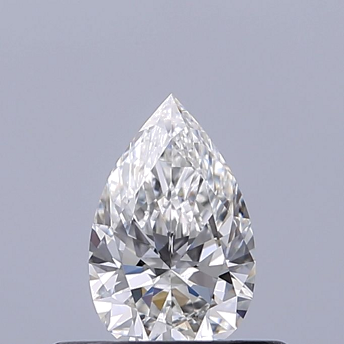 0.33 carat F-VVS1 Natūralus Pear Deimantas (1)