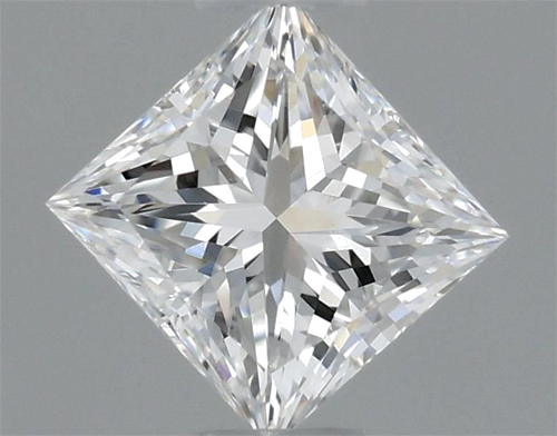 0.32 carat E-VS1 Natūralus Princess Deimantas (1)