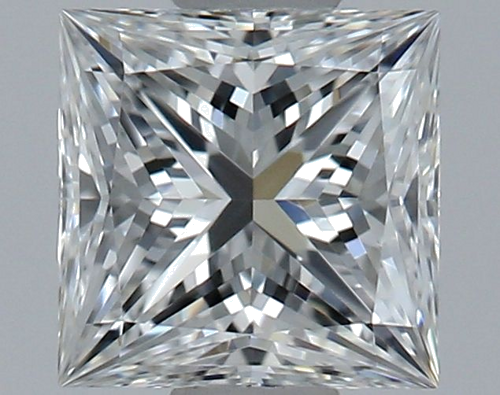 0.45 carat E-IF Natūralus Princess Deimantas (1)