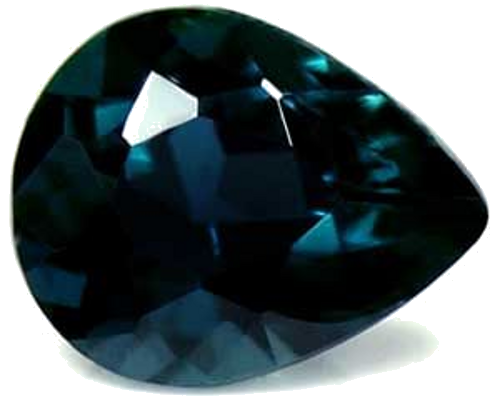 0.57 carat BLUE Pear Safyras (1)