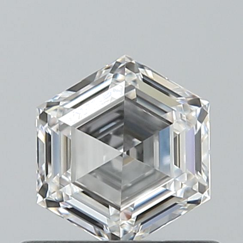 0.5 carat E-VVS1 Natūralus Hexagonal Deimantas (1)