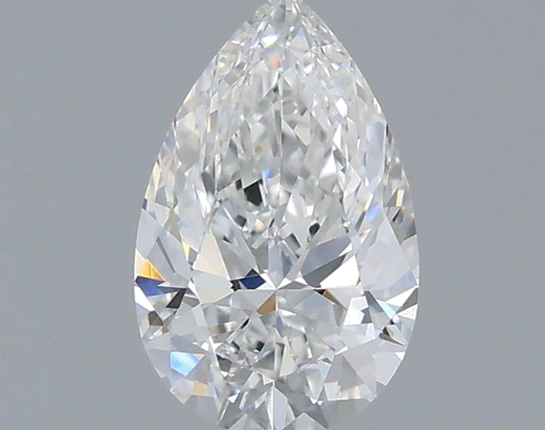 0.51 carat F-VS1 Natūralus Pear Deimantas (1)