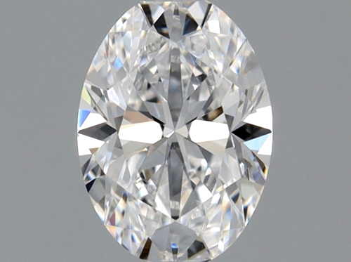0.38 carat D-VVS2 Natūralus Oval Deimantas (1)