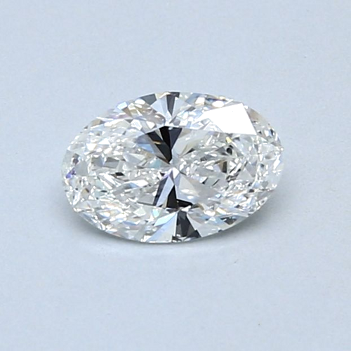 0.5 carat E-SI1 Natūralus Oval Deimantas (1)