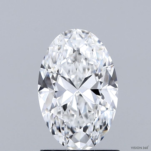 1.3 carat F-VVS2 Natūralus Oval Deimantas (1)