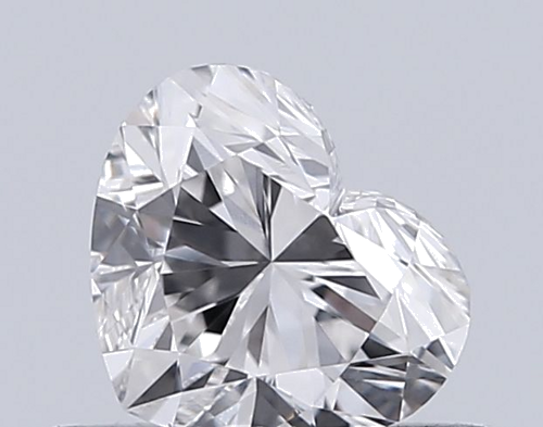 0.5 carat H-VVS2 Natūralus Heart Deimantas (1)