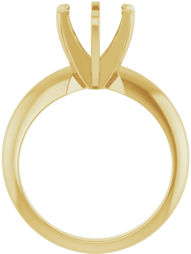 Sužadėtuvių Žiedas „Solitaire“ 14k yellow gold Round 7.4mm (2)