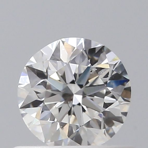 0.5 carat F-SI1 Excellent cut Natūralus Round Deimantas (1)