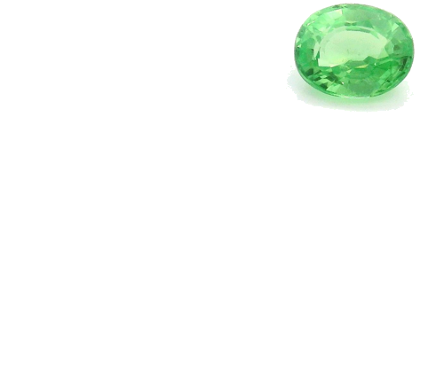 0.45 carat GREEN Oval Garnet (1)