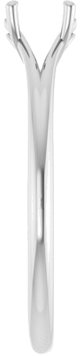 Sužadėtuvių Žiedas „Solitaire“ 14k white gold Round 5.2mm (4)