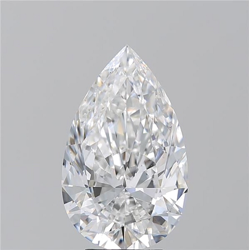5.01 carat E-VS2 Natūralus Pear Deimantas (1)