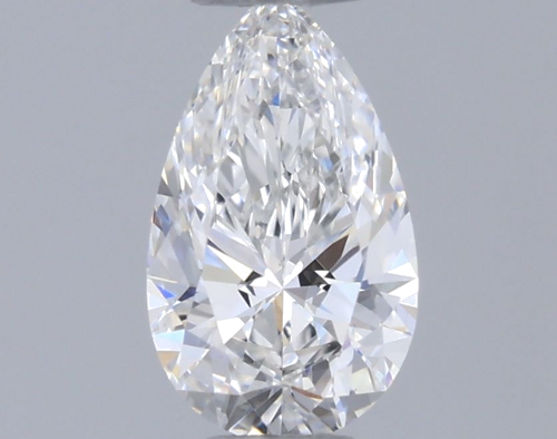 0.35 carat F-VS2 Natūralus Pear Deimantas (1)