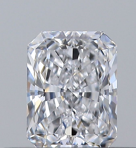 0.32 carat D-VVS1 Natūralus Radiant Deimantas (1)