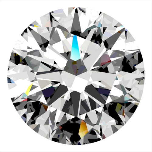 0.5 carat G-VS2 Excellent cut Natūralus Round Deimantas (1)
