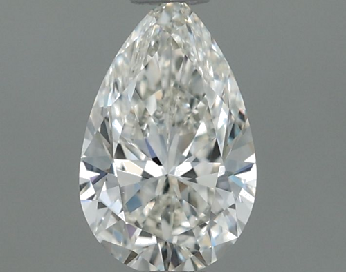 0.61 carat I-VVS1 Natūralus Pear Deimantas (1)
