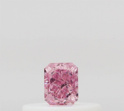 0.15 carat Fancy Intense Pink-VS2 Natūralus Radiant Deimantas (1)