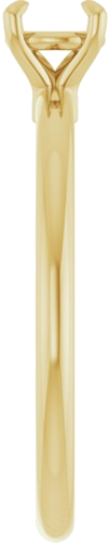 Sužadėtuvių Žiedas „Claw-Prong“ 14k yellow gold Round 4.8mm (4)
