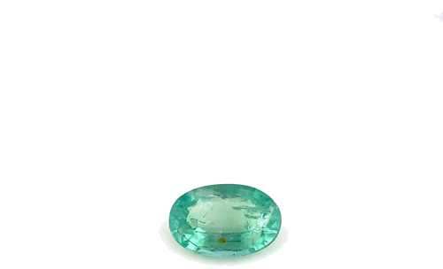 0.45 carat GREEN Oval Smaragdas (1)