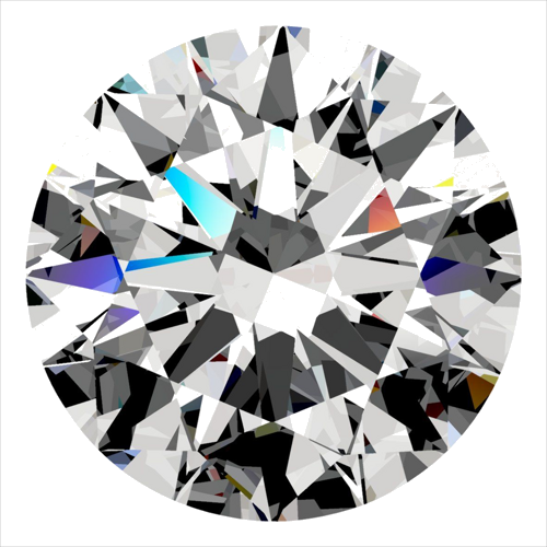 0.3 carat G-SI1 Excellent cut Natūralus Round Deimantas (1)