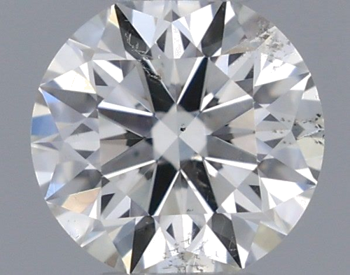 0.32 carat I-SI2 Excellent cut Natūralus Round Deimantas (1)