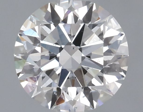 0.51 carat F-SI1 Excellent cut Natūralus Round Deimantas (1)