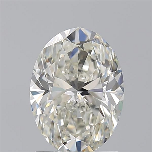 1.7 carat J-SI2 Natūralus Oval Deimantas (1)