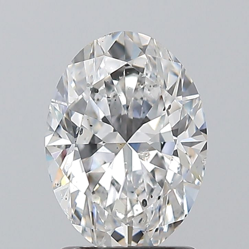 1.5 carat E-SI2 Natūralus Oval Deimantas (1)